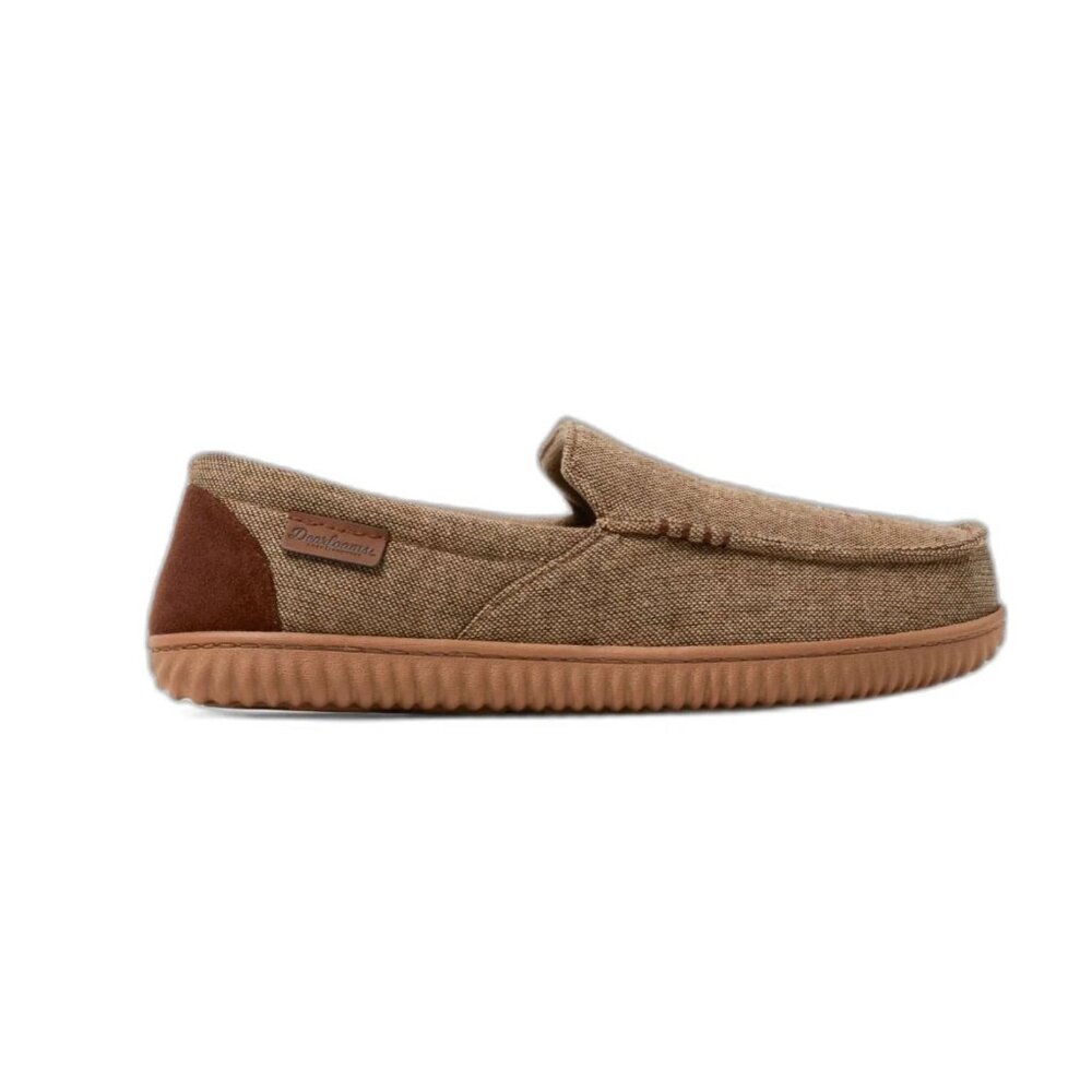 Dearfoams Cozy Comfort Men's Moc Slippers Indoor Outdoor SIZE XL 13-14 NEW - Picture 2 of 5